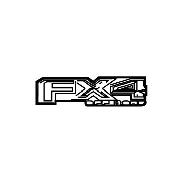Ford FL3Z-9925622-BA Decal, Red/Silver, Rear