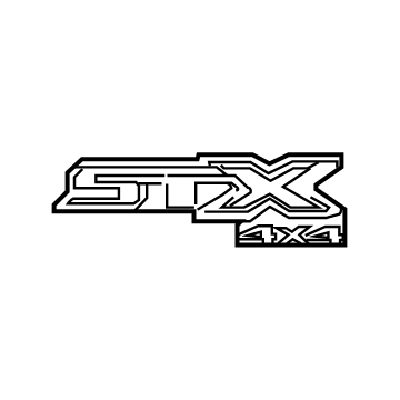 Ford HL3Z-9925622-BA Decal, Rear Driver Side