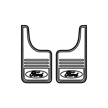 Ford Mud Flaps - VHL3Z-16A550-D