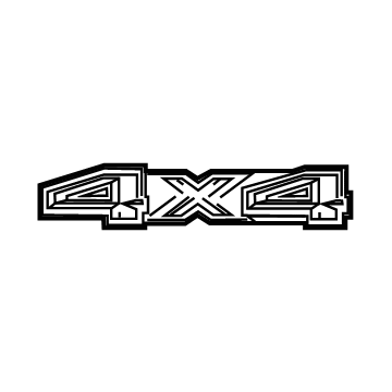 Ford FL3Z-9925622-AA Decal, Magnetic Gray/Red/Silver, Rear
