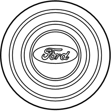 Ford F81Z-1130-JC Wheel Cap, Rear