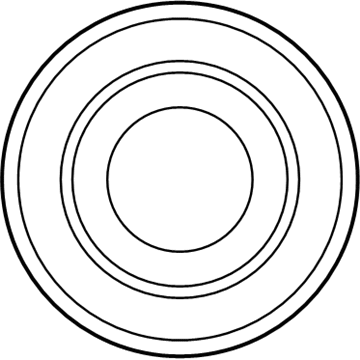 Ford F81Z-1130-HB Wheel Cap, Front