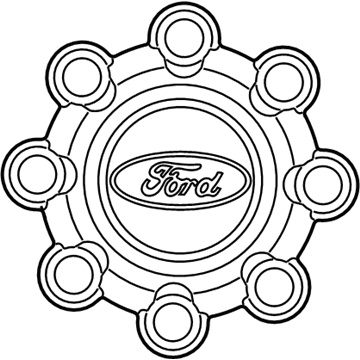 Ford 1C3Z-1130-AA Wheel Cap, Front