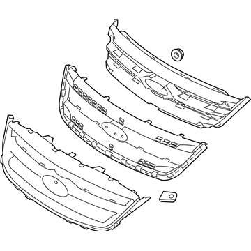 Ford DG1Z-8200-DC Grille