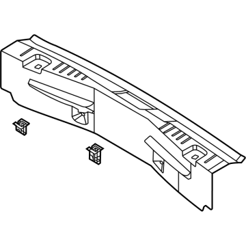 Ford LJ8Z-5842624-AA Rear Trim Panel