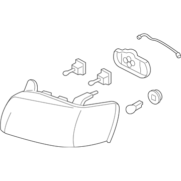 Ford 7L8Z-13008-A Headlamp Assembly