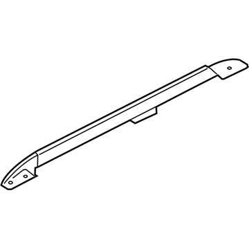 Ford 5L2Z-7855115-BAA Side Rail, Black, Driver Side