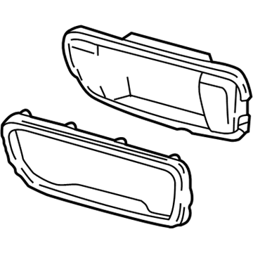 Ford 1W6Z-17B390-AA License Pocket