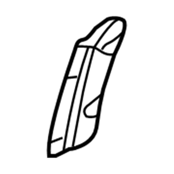 Ford 8L3Z-1520521-A Front Weatherstrip, Outer Driver Side