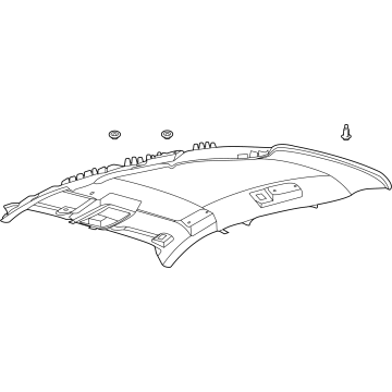 Ford M1PZ-7851916-EA Headliner, Rear