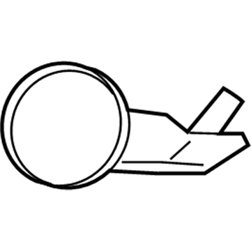 Ford BL3Z-9647-C Air Duct Bracket, Center