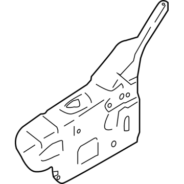Ford PR3Z-6302542-A Windshield Pillar Lower Reinforcement, Passenger Side