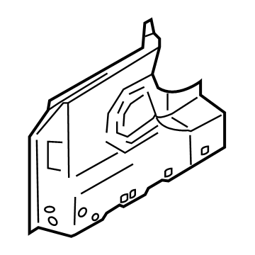 Ford PR3Z-6302500-A Lower Pillar Reinforcement, Front Passenger Side