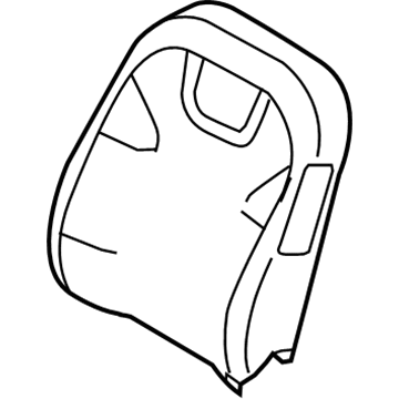 Ford 8S4Z-5464810-A Seat Back Pad