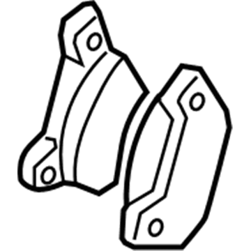Mercury Brake Pads - 8L2Z-2V200-B