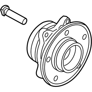 Ford LB5Z-1104-E Front Hub & Bearing
