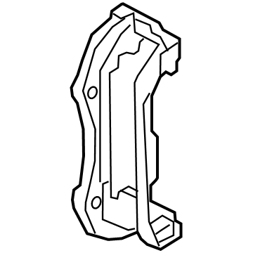 Lincoln Brake Caliper Bracket - L1MZ-2C396-H