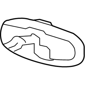 Ford BU5Z-17700-G Mirror Inside, Inner