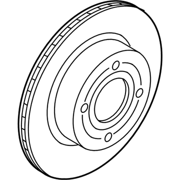 Ford GN1Z-2C026-C Rotor, Rear