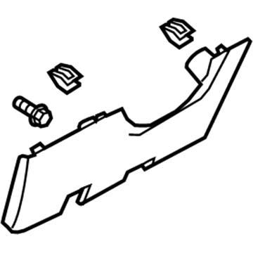 2010 Ford Taurus Steering Column Cover - AG1Z-5404459-AB