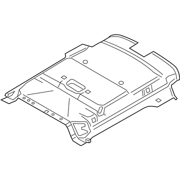 Ford KT1Z-1751942-YC Rear Headliner