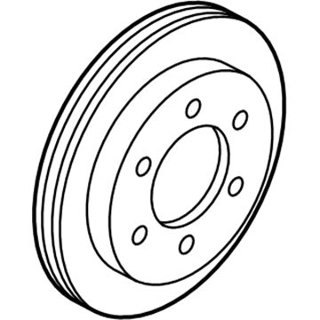 Ford 4U2Z-2V026-FB Rotor, Rear
