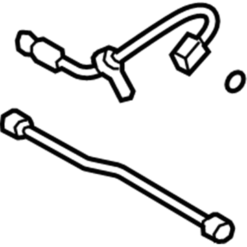 Ford BL3Z-2267-B Flex Hose, Rear Passenger Side