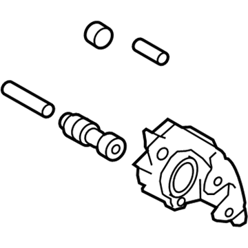 Ford 6L3Z-2553-AC Caliper, Rear Driver Side