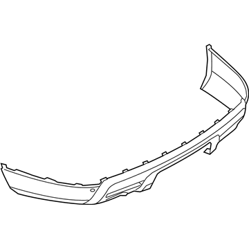 Ford Police Interceptor Utility Bumper - BB5Z-17F828-DA
