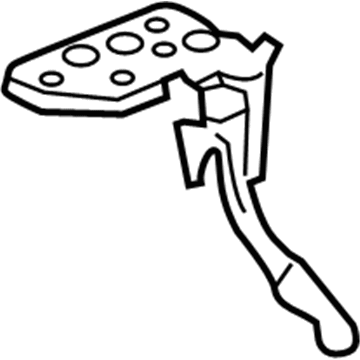 Lincoln 2C5Z-16700-AB Latch Support