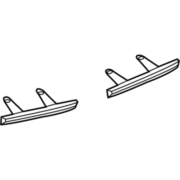 2005 Lincoln Aviator Weather Strip - 2C5Z-16A238-BA