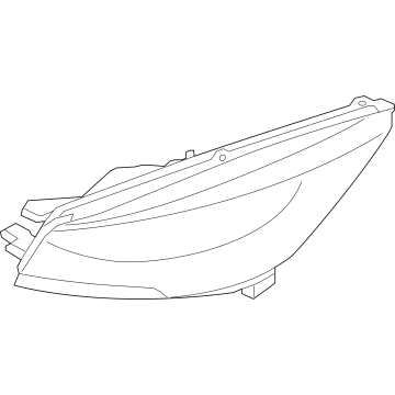 Ford PJ6Z-13008-C Headlamp Assembly, Passenger Side