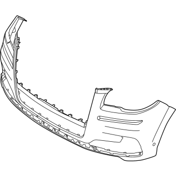 Lincoln Navigator Bumper - NL7Z-17D957-AAPTM