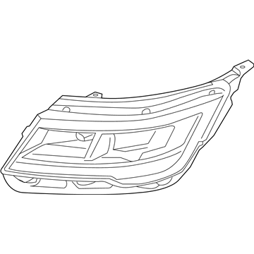 2017 Ford Police Interceptor Utility Headlight - FB5Z-13008-AJ