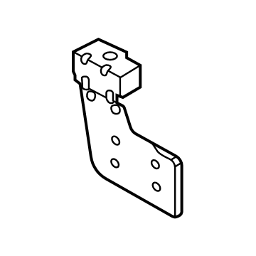 Ford NK4Z-10A705-F Battery Tray Rear Bracket, Passenger Side