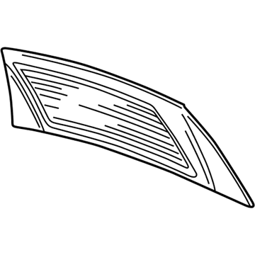 Ford 2R3Z-7652500-BAA Back Glass