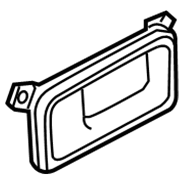 Ford BT4Z-7822621-AB Handle Bezel, Rear Driver Side