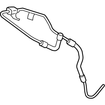 Ford Automatic Transmission Oil Cooler Line - ML3Z-7B028-B