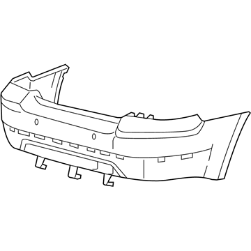 Mercury Sable Bumper - 8T5Z-17K835-CAPTM
