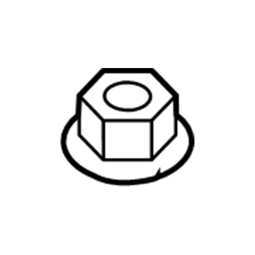 Ford -W520214-S904 Upper Trans Mount Nut