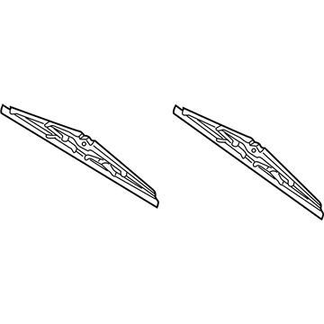 Ford 6L8Z-17528-AA Wiper Blade, Driver Side