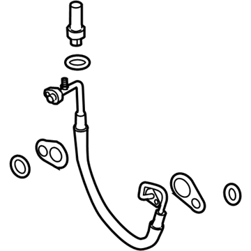 Lincoln 9G1Z-19972-A Pressure Tube