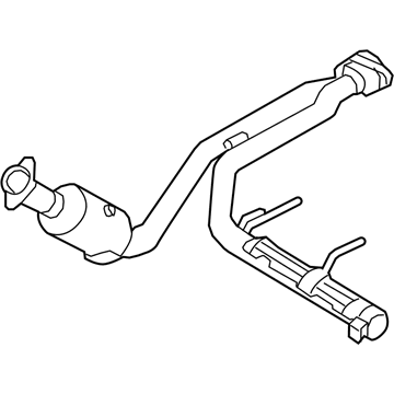 Ford BL3Z-5E212-F Catalytic Converter, Passenger Side