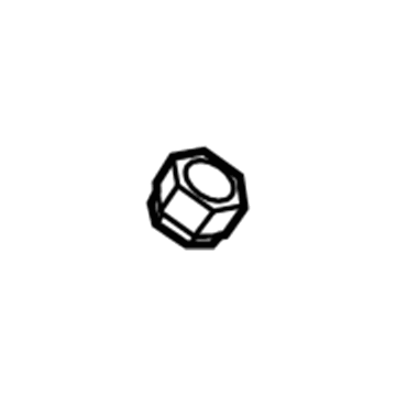 Ford -W520103-S403 Front Pipe Nut