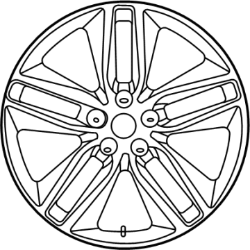 Ford Spare Wheel - KT4Z-1007-A
