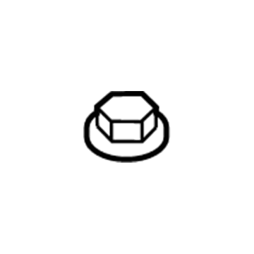 Ford -W712334-S442 Upper Support Nut