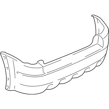2004 Ford Escape Bumper - YL8Z-17K835-EAA