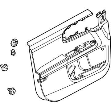 Ford M1PZ-7823942-AB Door Trim Panel, Passenger Side