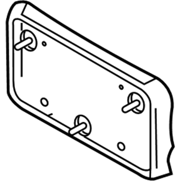 Ford 8T5Z-17A385-AA License Bracket