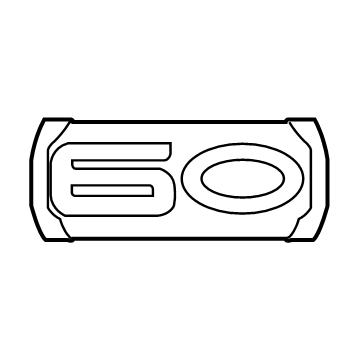 Ford 8L3Z-9942528-A Nameplate, Front